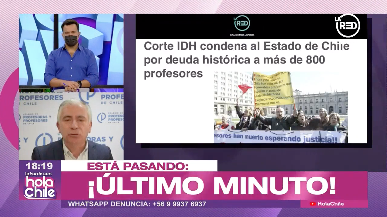 [la Red] “colegio De Profesores Y Fallo De La Corte Idh Por Deuda